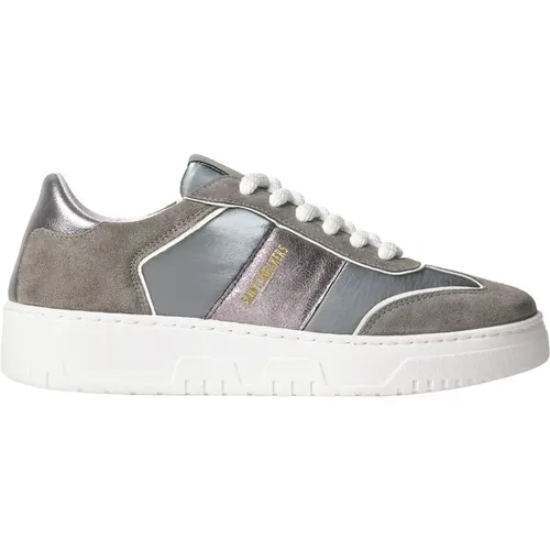 Graue Wildleder-Sneakers für Frauen - SAINT SNEAKERS - Modalova