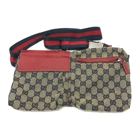 Pre-owned Canvas gucci-bags , male, Sizes: ONE SIZE - Gucci Vintage - Modalova