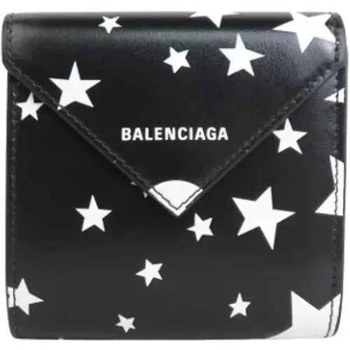 Pre-owned Leather wallets , female, Sizes: ONE SIZE - Balenciaga Vintage - Modalova