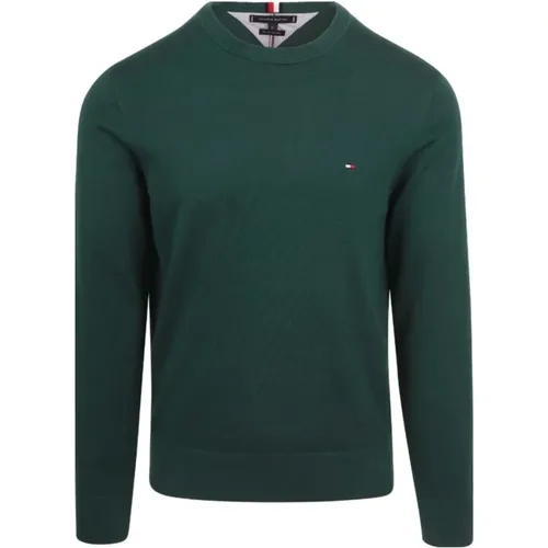 Crew Neck Sweater , Herren, Größe: M - Tommy Hilfiger - Modalova