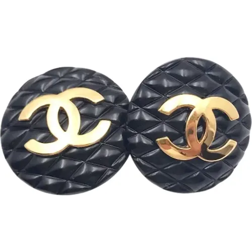 Pre-owned Metal earrings , female, Sizes: ONE SIZE - Chanel Vintage - Modalova