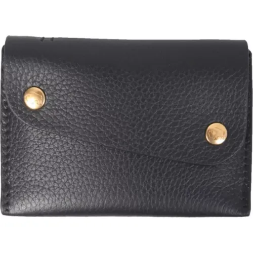 European Leather Card Holder , unisex, Sizes: ONE SIZE - Il Bisonte - Modalova