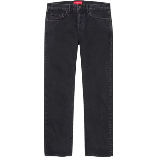 Stone Washed Slim Jean , male, Sizes: W36, W32 - Supreme - Modalova