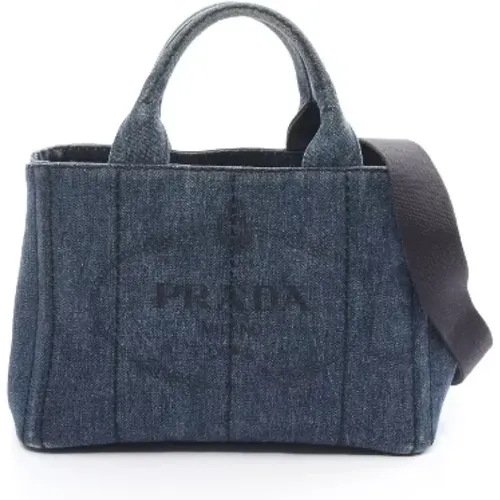 Pre-owned Denim totes , female, Sizes: ONE SIZE - Prada Vintage - Modalova