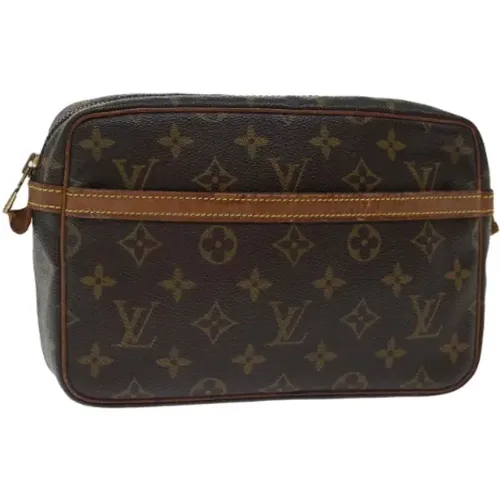 Pre-owned Canvas clutches , female, Sizes: ONE SIZE - Louis Vuitton Vintage - Modalova