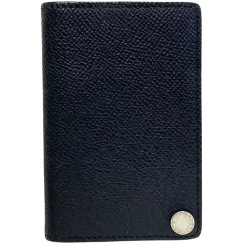 Pre-owned Leather wallets , male, Sizes: ONE SIZE - Bvlgari Vintage - Modalova