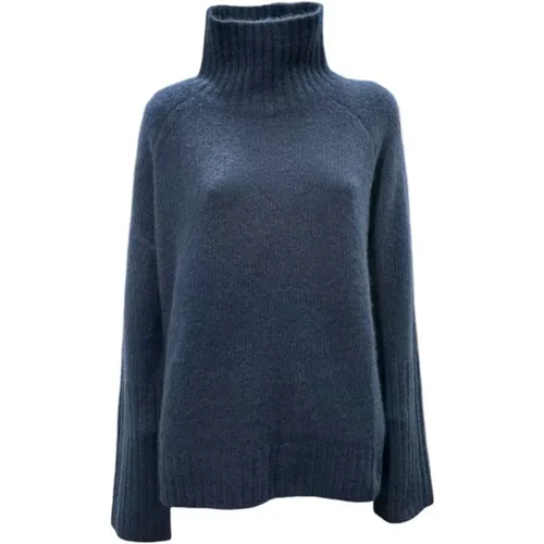 Kaschmir Seiden Pullover Hoher Kragen , Damen, Größe: XS - LU REN - Modalova