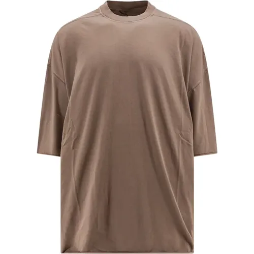Braunes Oversize T-Shirt Rick Owens - Rick Owens - Modalova