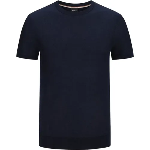 Herren Strick Tantino T-Shirt , Herren, Größe: L - Hugo Boss - Modalova