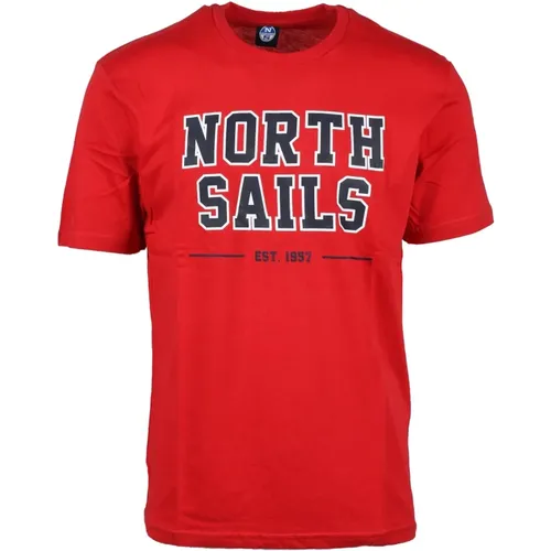 T-Shirts , male, Sizes: S, M, XL, 2XL, L - North Sails - Modalova