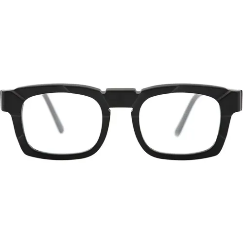 Square Matte Frame with Transparent Lenses , unisex, Sizes: 50 MM - Kuboraum - Modalova