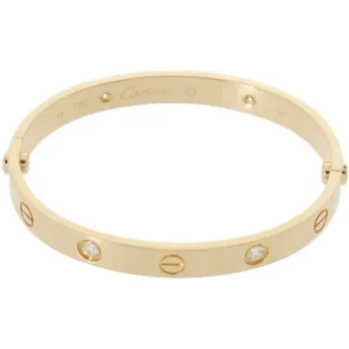Pre-owned Gold bracelets , female, Sizes: ONE SIZE - Cartier Vintage - Modalova