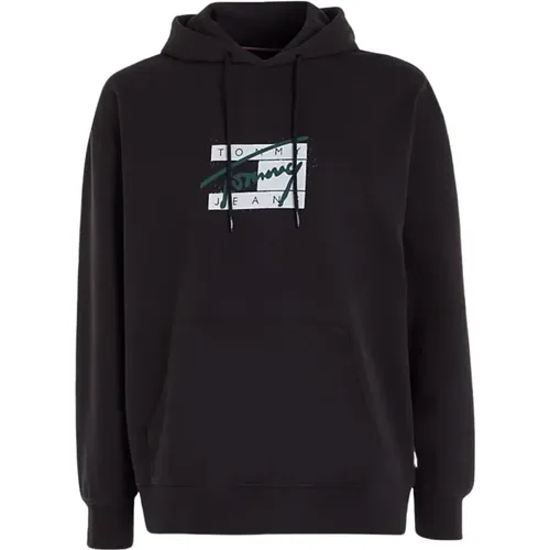 Graffiti Hoodie , Herren, Größe: M - Tommy Hilfiger - Modalova