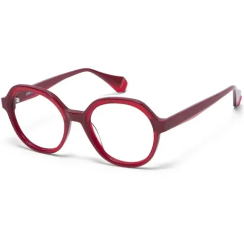 Rote Smooth Brille , unisex, Größe: 51 MM - Gigi Studios - Modalova