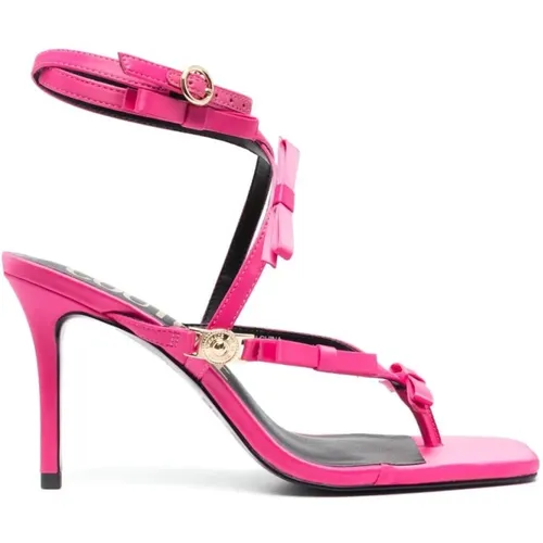 Rosa Ss23 Damensandalen - Stilvoll und Bequem , Damen, Größe: 37 EU - Versace Jeans Couture - Modalova