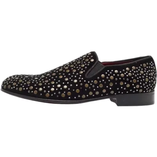 Pre-owned Fabric flats , male, Sizes: 7 UK - Dolce & Gabbana Pre-owned - Modalova