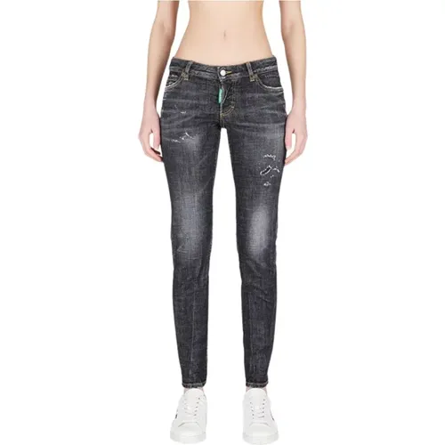 Jennifer Elastische Slim-fit Jeans , Damen, Größe: M - Dsquared2 - Modalova