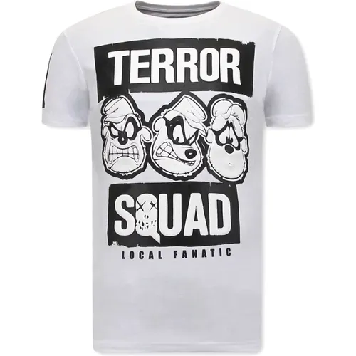 T-Shirt mit Aufdruck Beagle Boys Squad , Herren, Größe: 2XL - Local Fanatic - Modalova