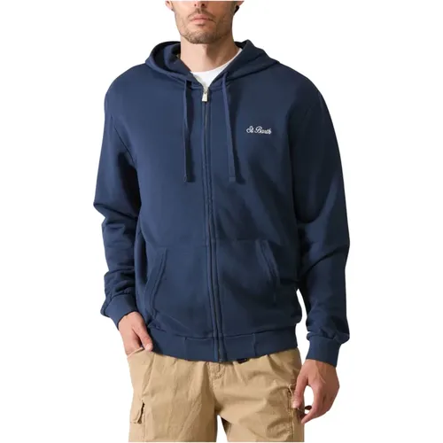 Full Zip Hoodie , male, Sizes: XL, L - MC2 Saint Barth - Modalova