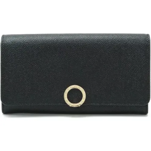 Pre-owned Leather wallets , female, Sizes: ONE SIZE - Bvlgari Vintage - Modalova