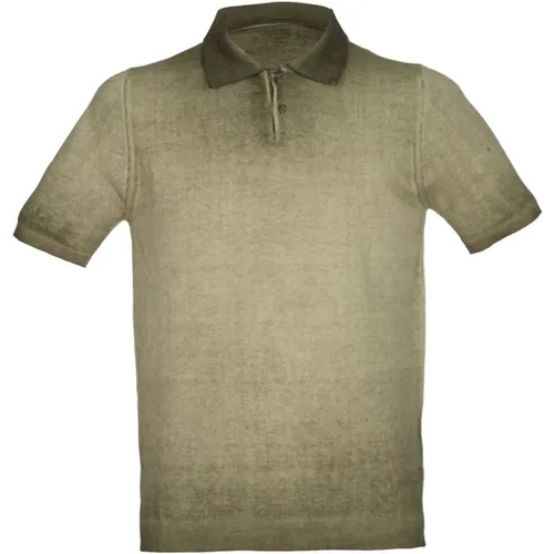 Olive Polo Shirt , male, Sizes: M, 2XL - Alpha Studio - Modalova