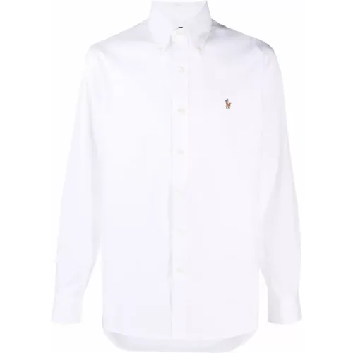 Klassisches Weißes Baumwoll-Polo-Pony-Shirt , Herren, Größe: 4XL - Ralph Lauren - Modalova