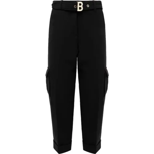 Schwarze Hose für Frauen , Damen, Größe: M - Blugirl - Modalova