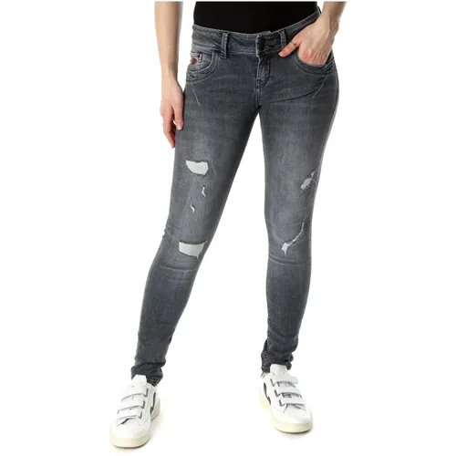 Skinny Fit Jeans mit niedriger Leibhöhe , Damen, Größe: W29 - LTB - Modalova