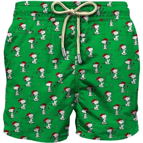 Snoopy Golf Badehose , Herren, Größe: M - Saint Barth - Modalova