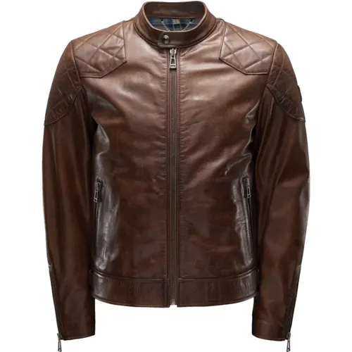 Handgewachste Leder Outlaw Jacke - Belstaff - Modalova