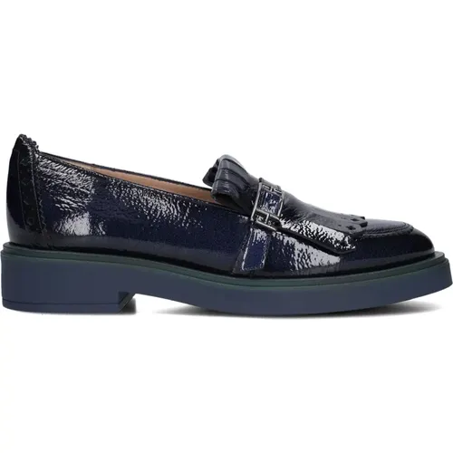 Blaue Slip-Ons Hi243520 Lackleder - Hispanitas - Modalova