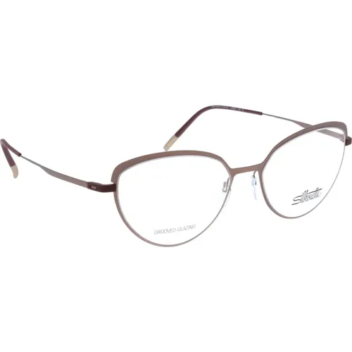 Lite Wave Original Prescription Glasses , female, Sizes: 54 MM - Silhouette - Modalova