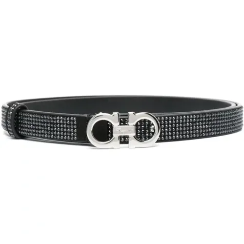 Gancini Logo Belt , female, Sizes: 75 CM - Salvatore Ferragamo - Modalova