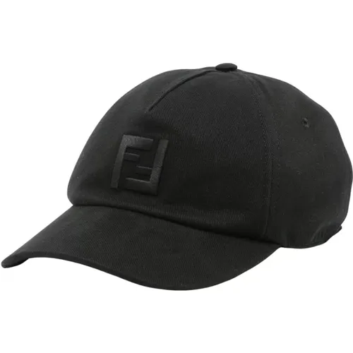 Baseball Cap with FF Detail , male, Sizes: ONE SIZE - Fendi - Modalova