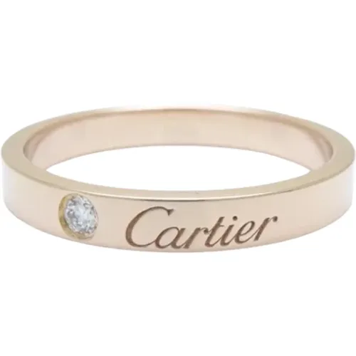 Pre-owned Metal rings , female, Sizes: ONE SIZE - Cartier Vintage - Modalova