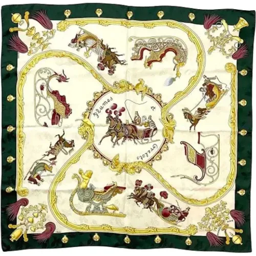 Pre-owned Silk scarves , female, Sizes: ONE SIZE - Hermès Vintage - Modalova