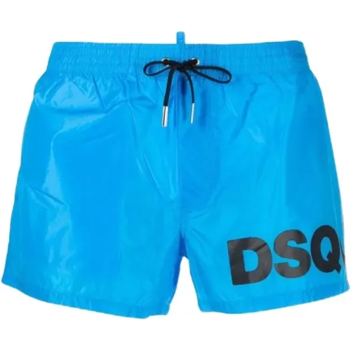 Herren Badehose Logo Boxer Shorts - Dsquared2 - Modalova