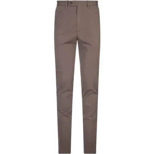 Grey Tapered Cotton Trousers , male, Sizes: 2XL, L, XL - PT Torino - Modalova