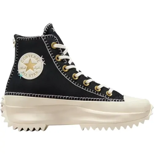 Schwarze Run Star Hike Hi Sneakers , Damen, Größe: 41 EU - Converse - Modalova