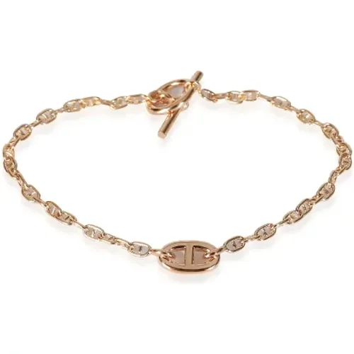 Pre-owned Rose Gold bracelets , female, Sizes: ONE SIZE - Hermès Vintage - Modalova