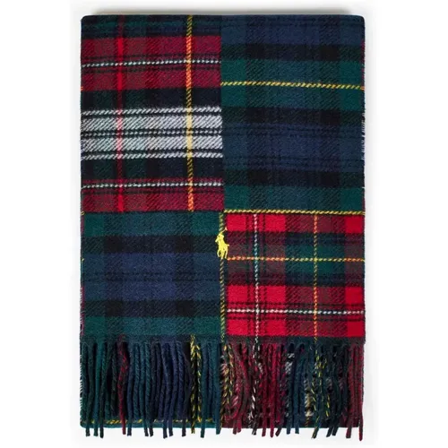 Men's Accessories Scarves Red Aw24 , male, Sizes: ONE SIZE - Ralph Lauren - Modalova