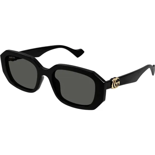 Grey Sunglasses , female, Sizes: 54 MM - Gucci - Modalova