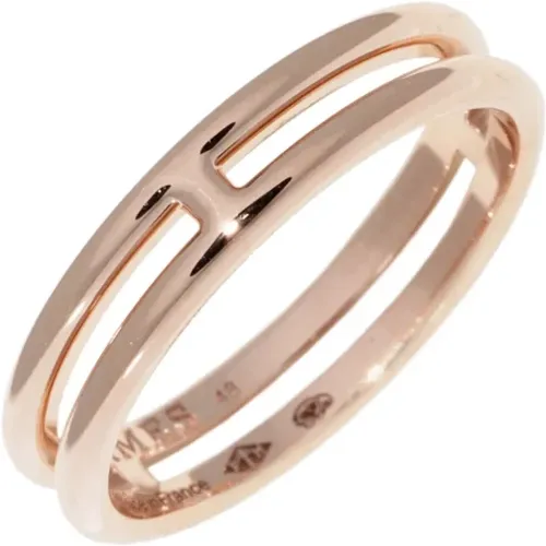 Pre-owned Metal rings , female, Sizes: ONE SIZE - Hermès Vintage - Modalova