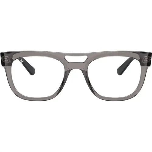 Transparent Grey Eyewear Frames , Herren, Größe: 54 MM - Ray-Ban - Modalova