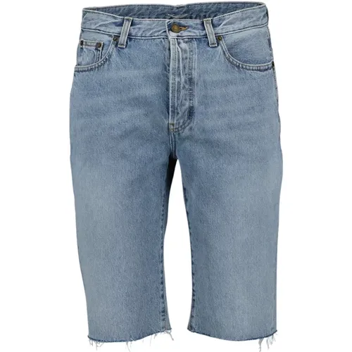 Denim Bermuda Shorts , Herren, Größe: W32 - Saint Laurent - Modalova