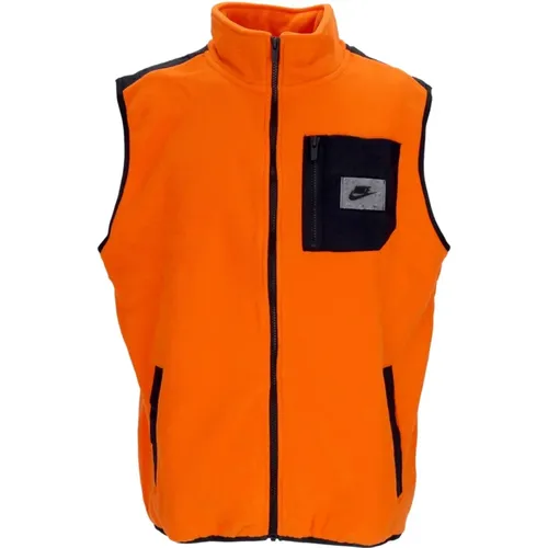 Therma-fit Polar Fleece Vest Sleeveless , male, Sizes: XL, S, XS - Nike - Modalova