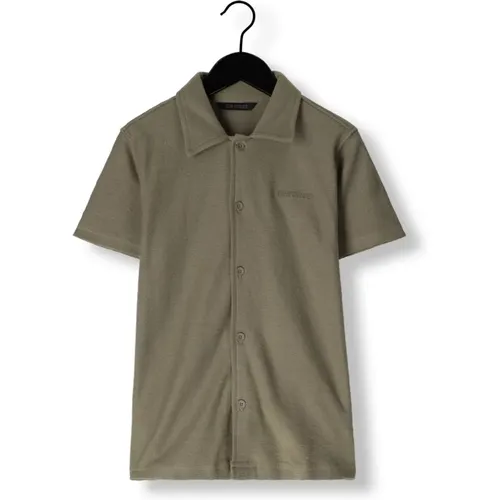 Jungen Casual Grünes Hemd,Jungen Stylisches Hemd Geb1106 - Airforce - Modalova