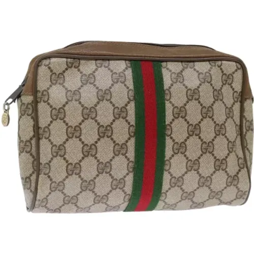 Pre-owned Leather clutches , female, Sizes: ONE SIZE - Gucci Vintage - Modalova