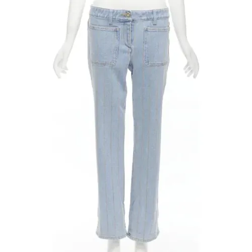 Pre-owned Cotton jeans , female, Sizes: M - Chanel Vintage - Modalova