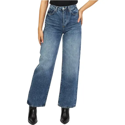 Straight Fit Denim Jeans , female, Sizes: W29, W30 - Armani Exchange - Modalova